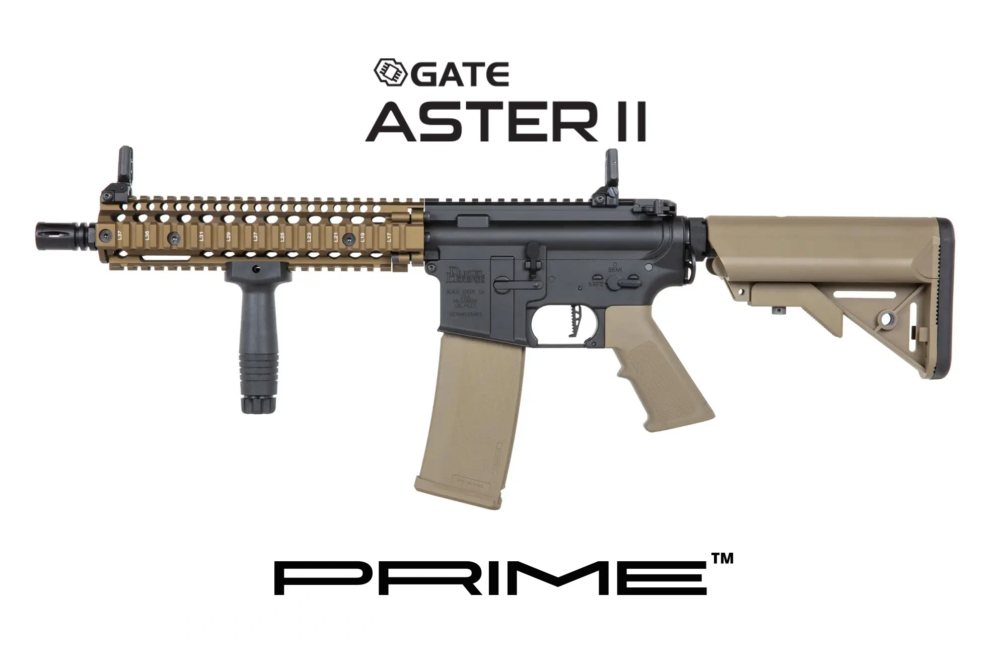 Specna Arms Daniel Defense MK18 SA-P19 Prime mit Gate Aster II Chaos Bronze S-AEG - ab 18 Jahren