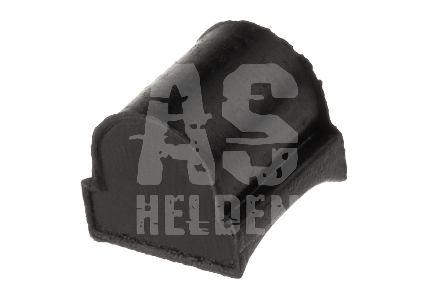 Schwarzer Airsoft-Hop-Up-Gummi für bessere Präzision und Reichweite.