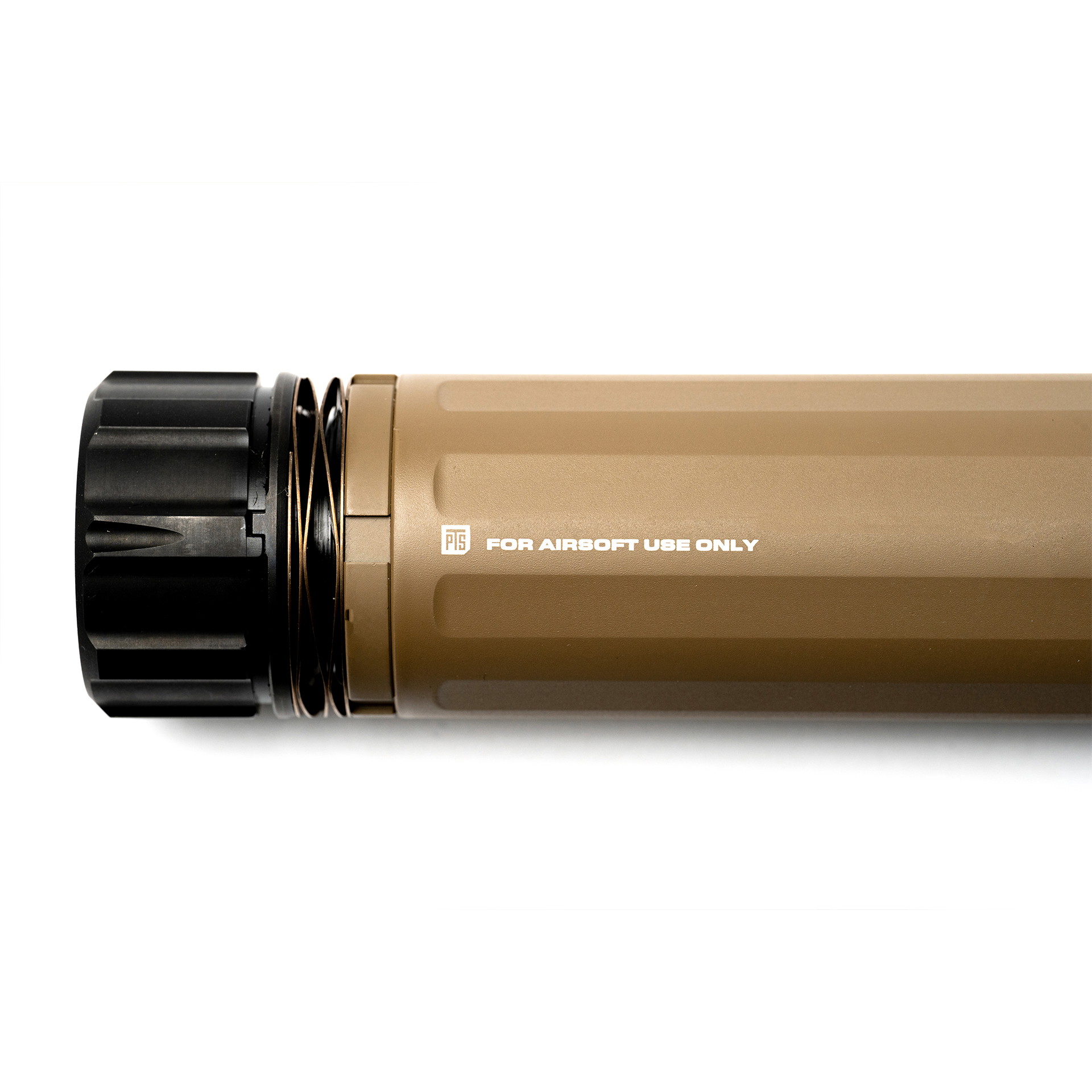 PTS Dead Air Sandman - S Mock Schalldämpfer Dummy  Tracer Version Dark Earth