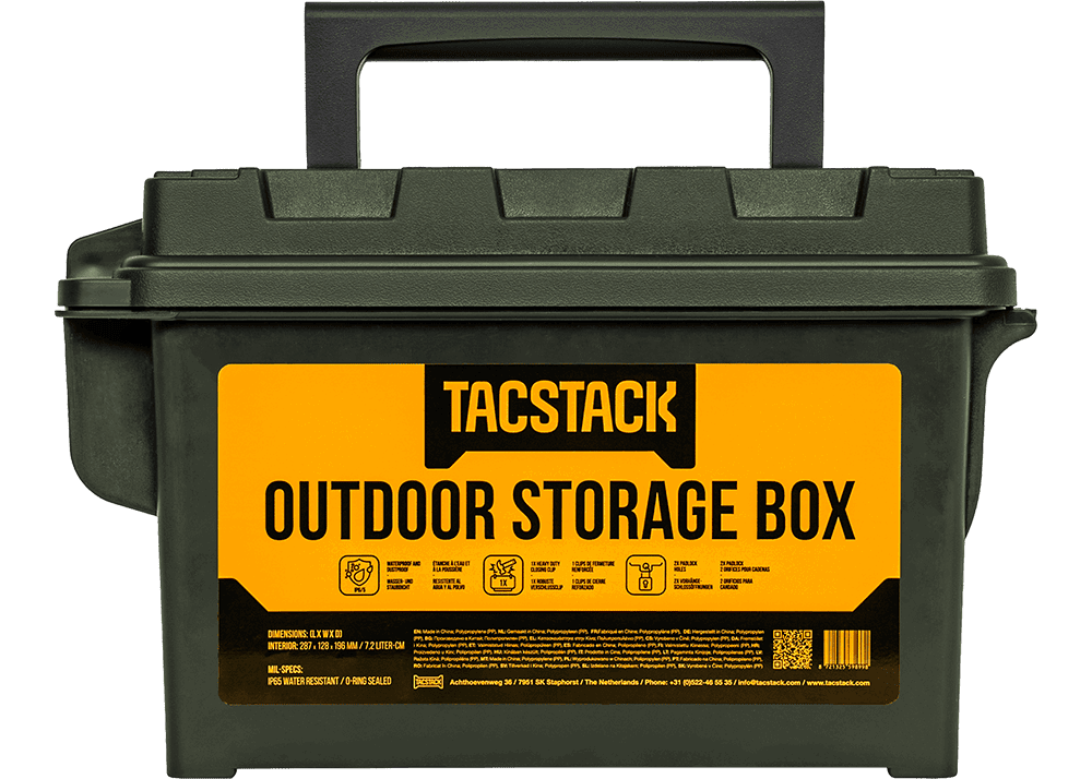 Tacstack 28.7x12.8x19.6cm Outdoor Storage Box dark green