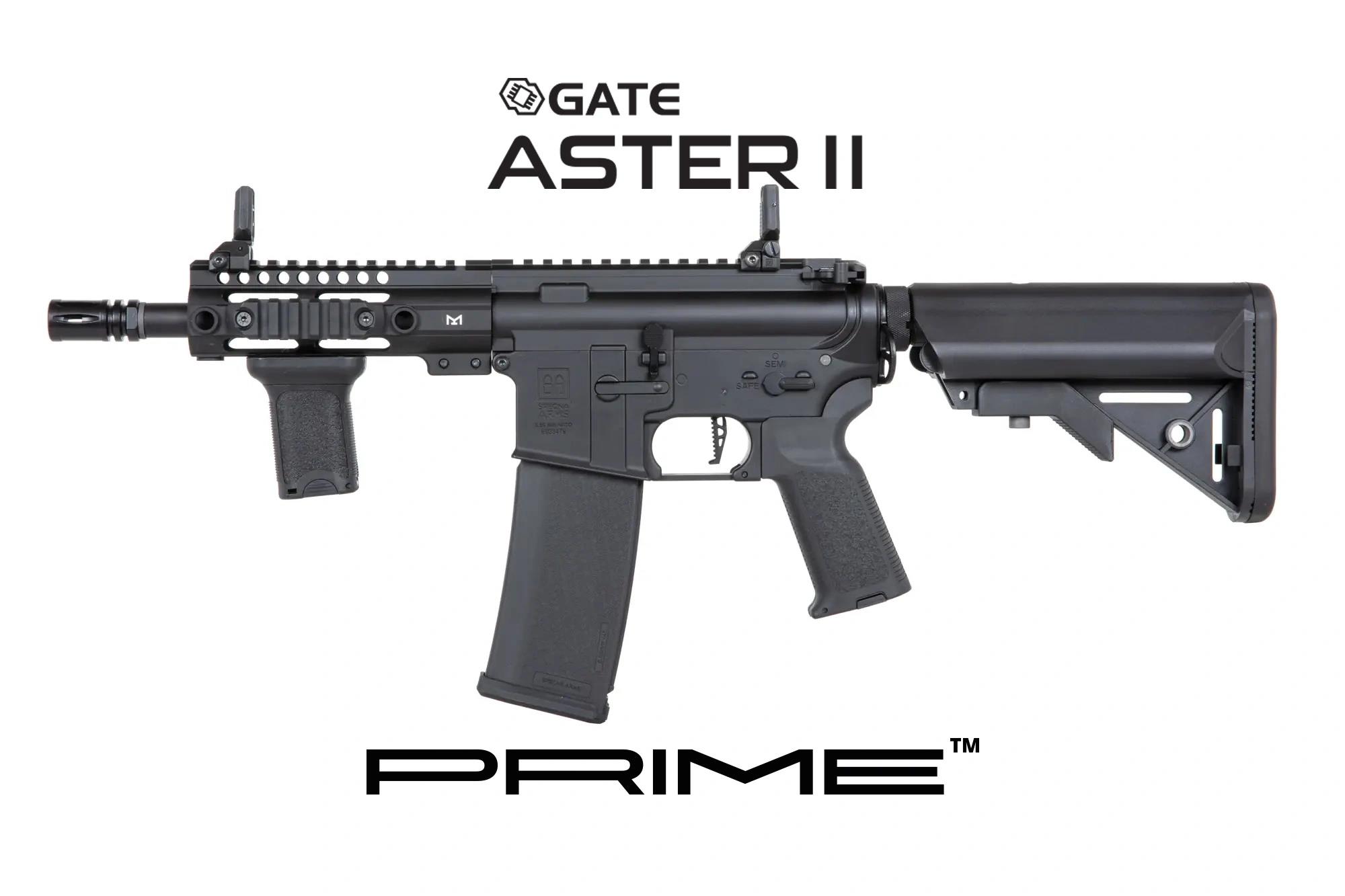 Specna Arms Prime SA-P21 mit Gate Aster II Schwarz S-AEG - ab 18 Jahren
