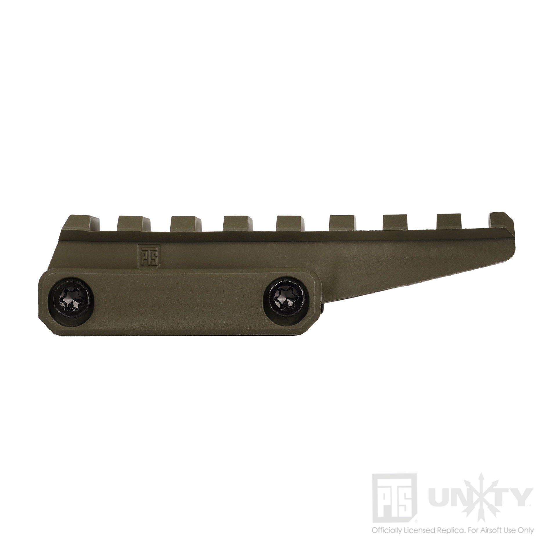 PTS Unity Tactical FAST Optic Riser (Polymer) od green