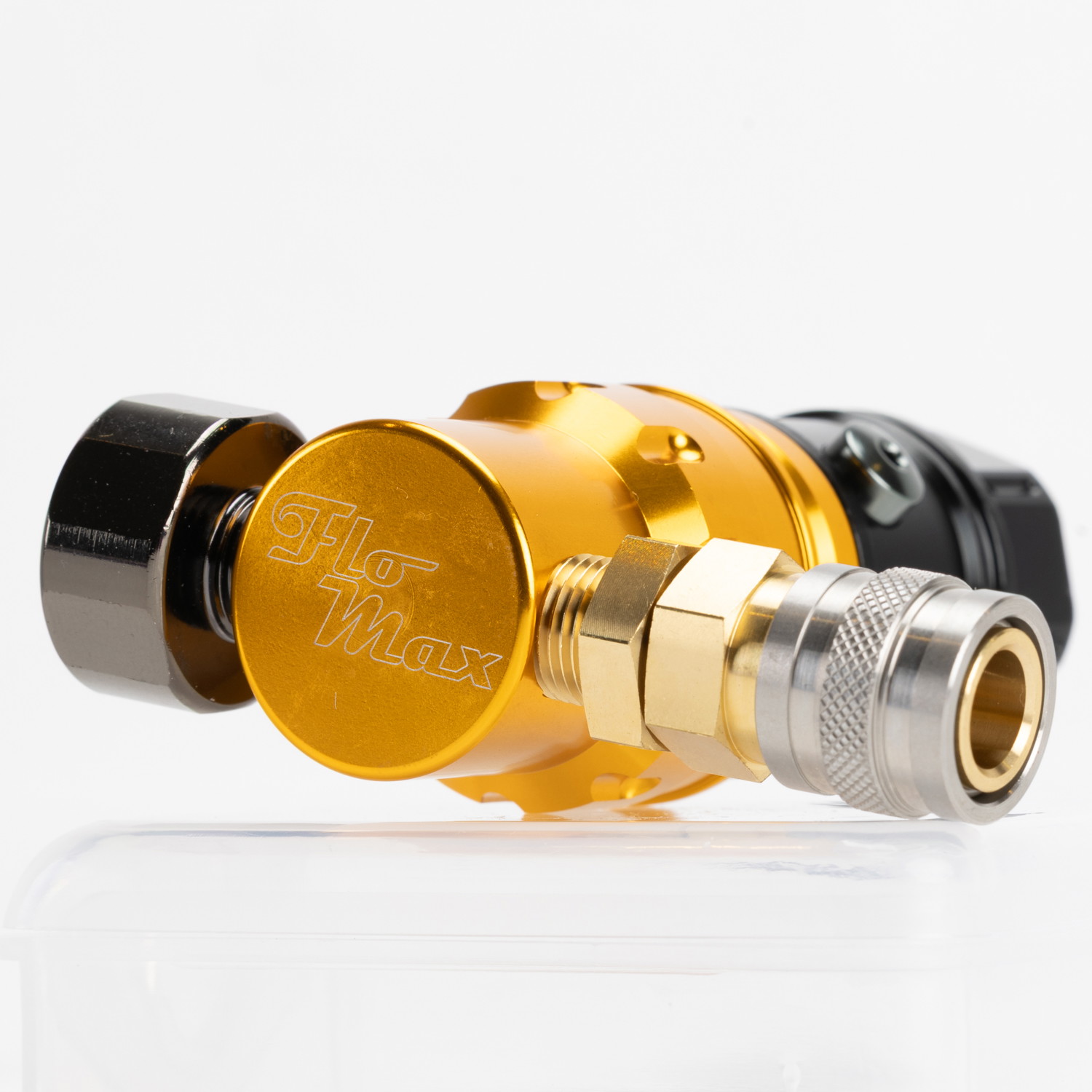 MechLabs FLO Max+ ON/OFF HPA Regulator gold