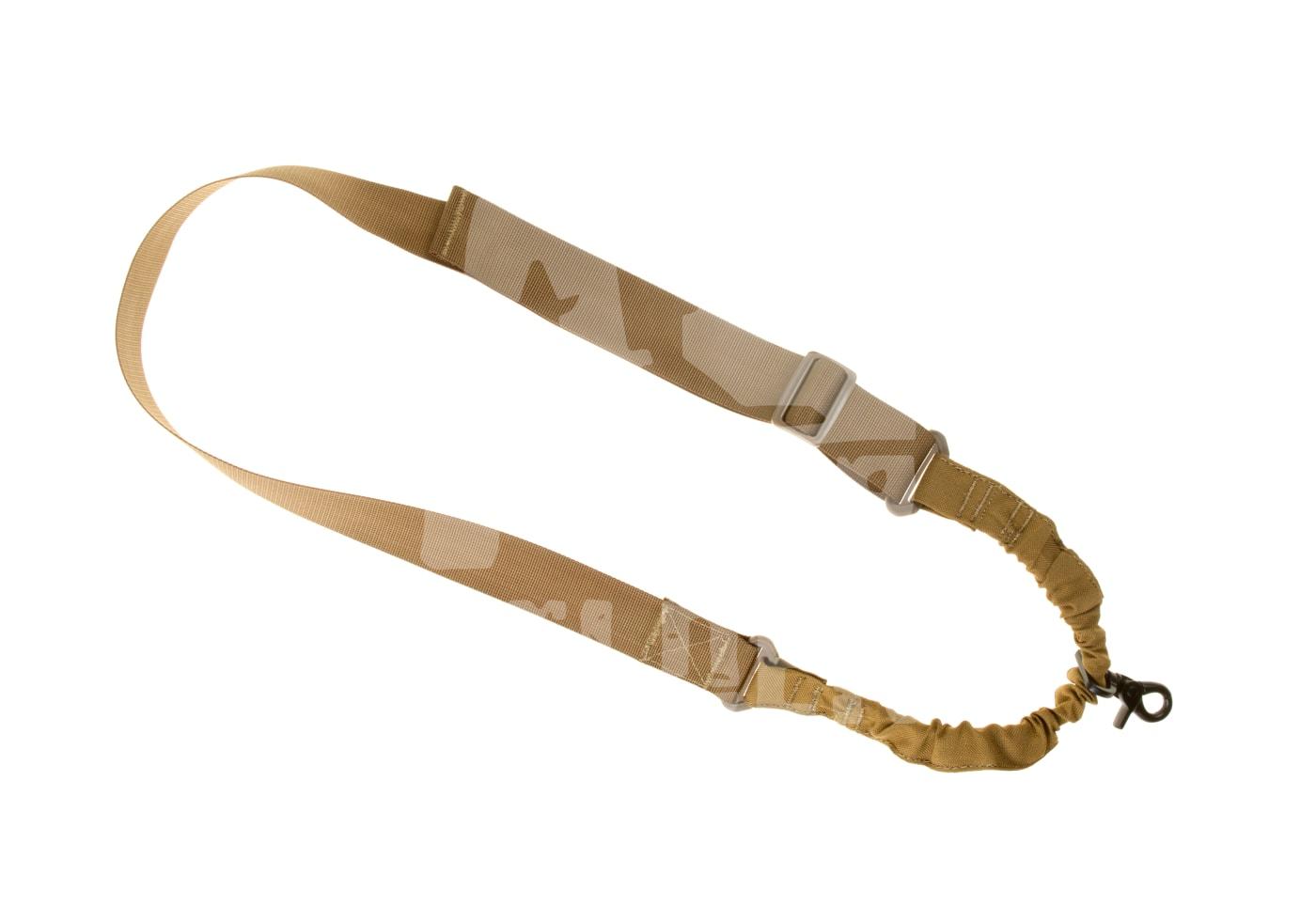 Taktischer Einpunktgurt in Wüstentarnung mit Clipverschluss für Airsoft.
