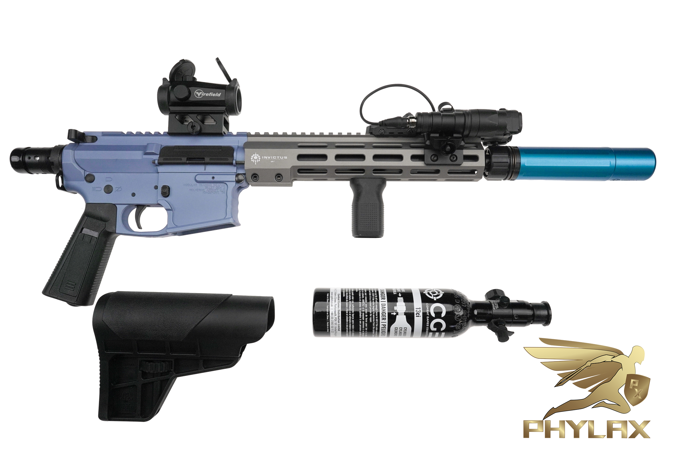 One of One Wolverine MTW Unleashed 10,3" Cerakote Polar Blue x Gun Metal Grey - ab 18 Jahren