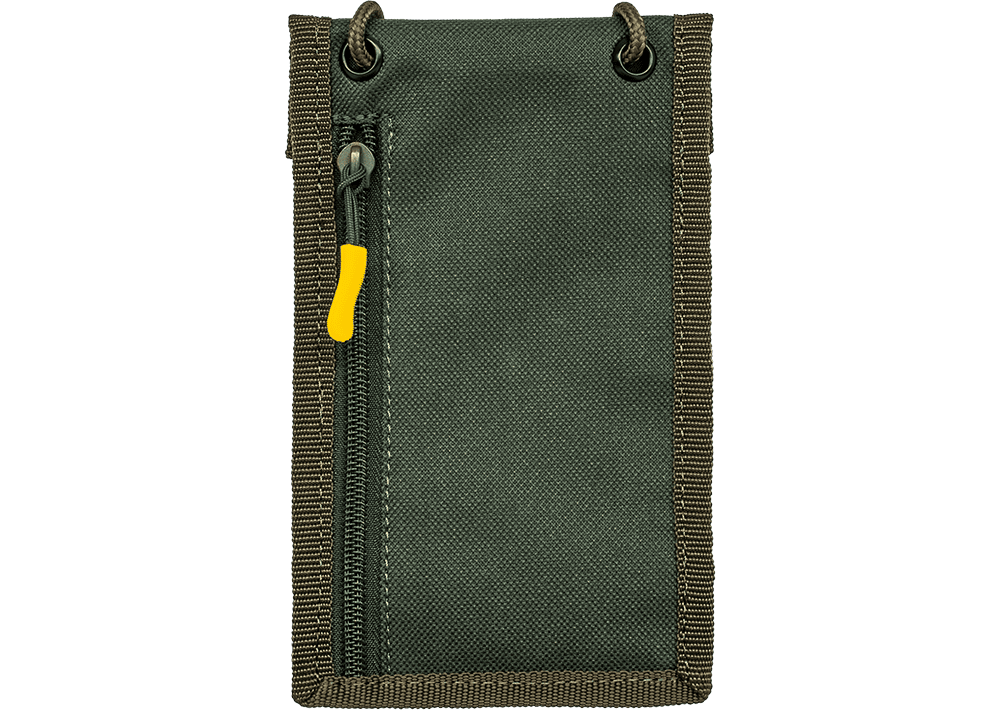 Tacstack 11x18cm Neck Wallet dark green
