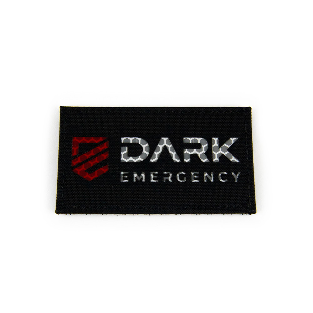 Dark Emergency - Laser Cut Patch reflektierend