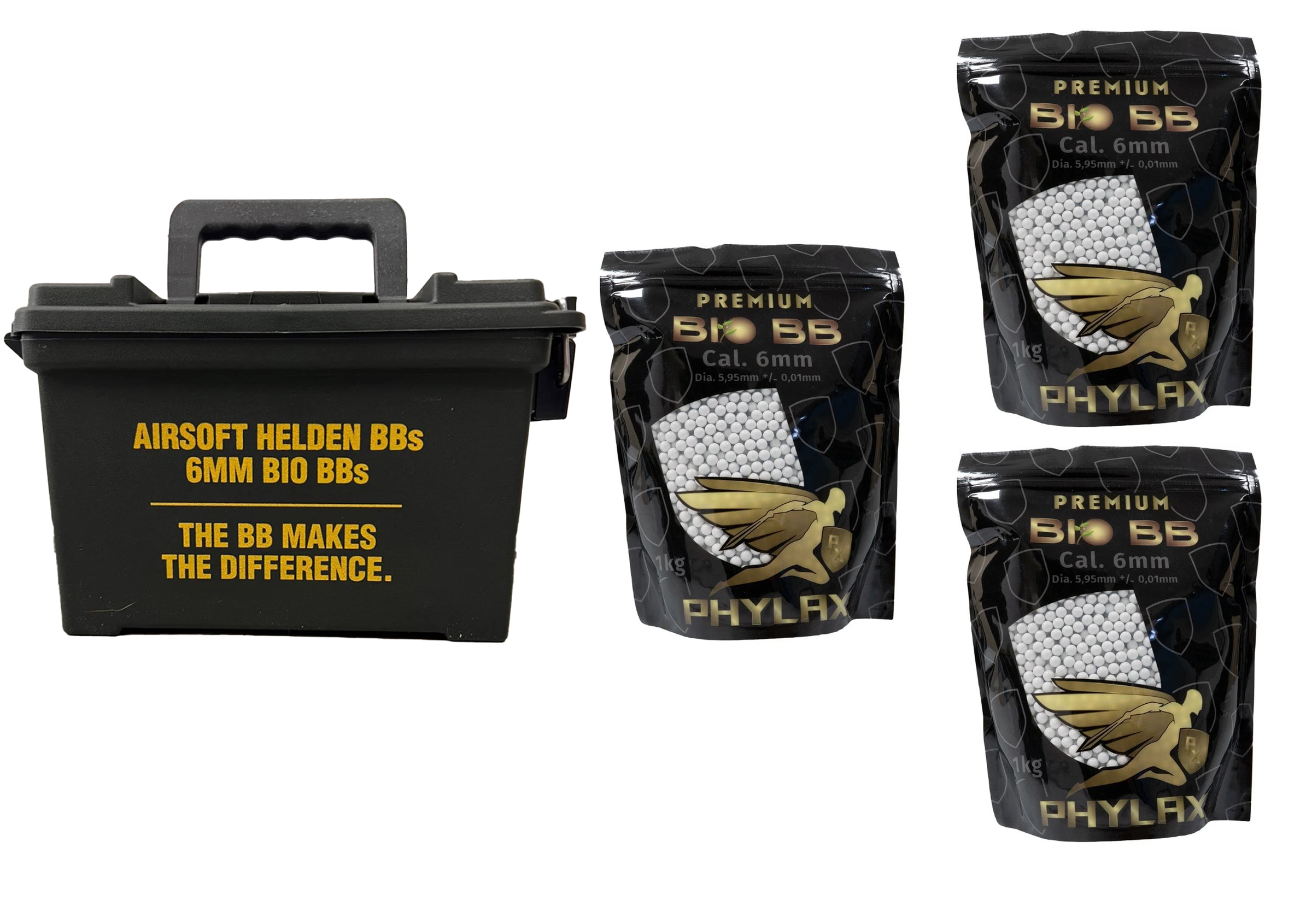 DE 15 Ticket Drop Special Deal Phylax 0,45g Bio BBs (1kg), 2222Rds.