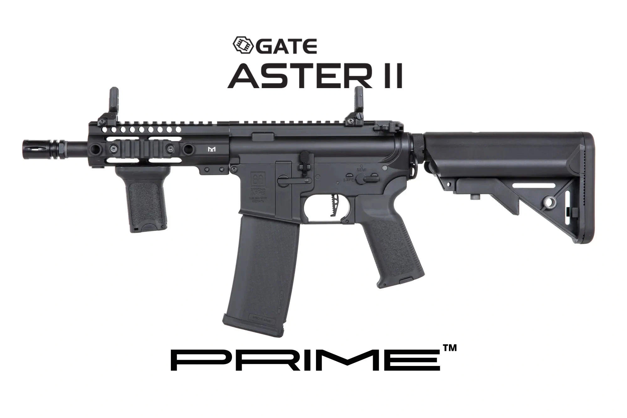 Specna Arms Prime SA-P21 mit Gate Aster II Schwarz S-AEG - ab 18 Jahren