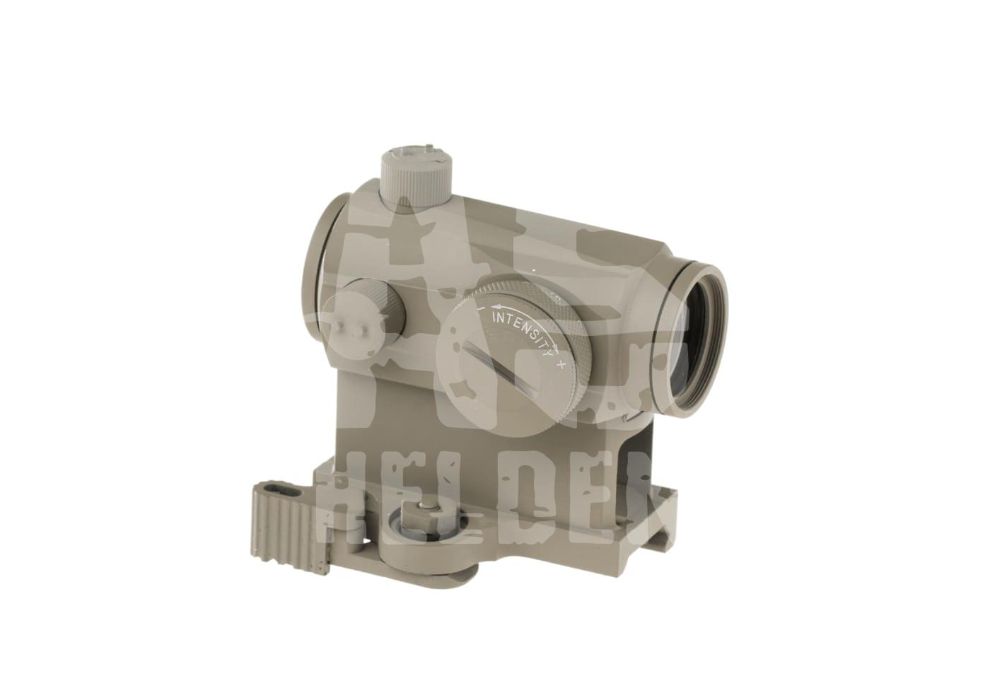 AIM-O RD-1 QD Red Dot Tanfarbene Red-Dot-Optik mit Einstellknopf und Montagevorrichtung. Ideal für Airsoft-Waffen.