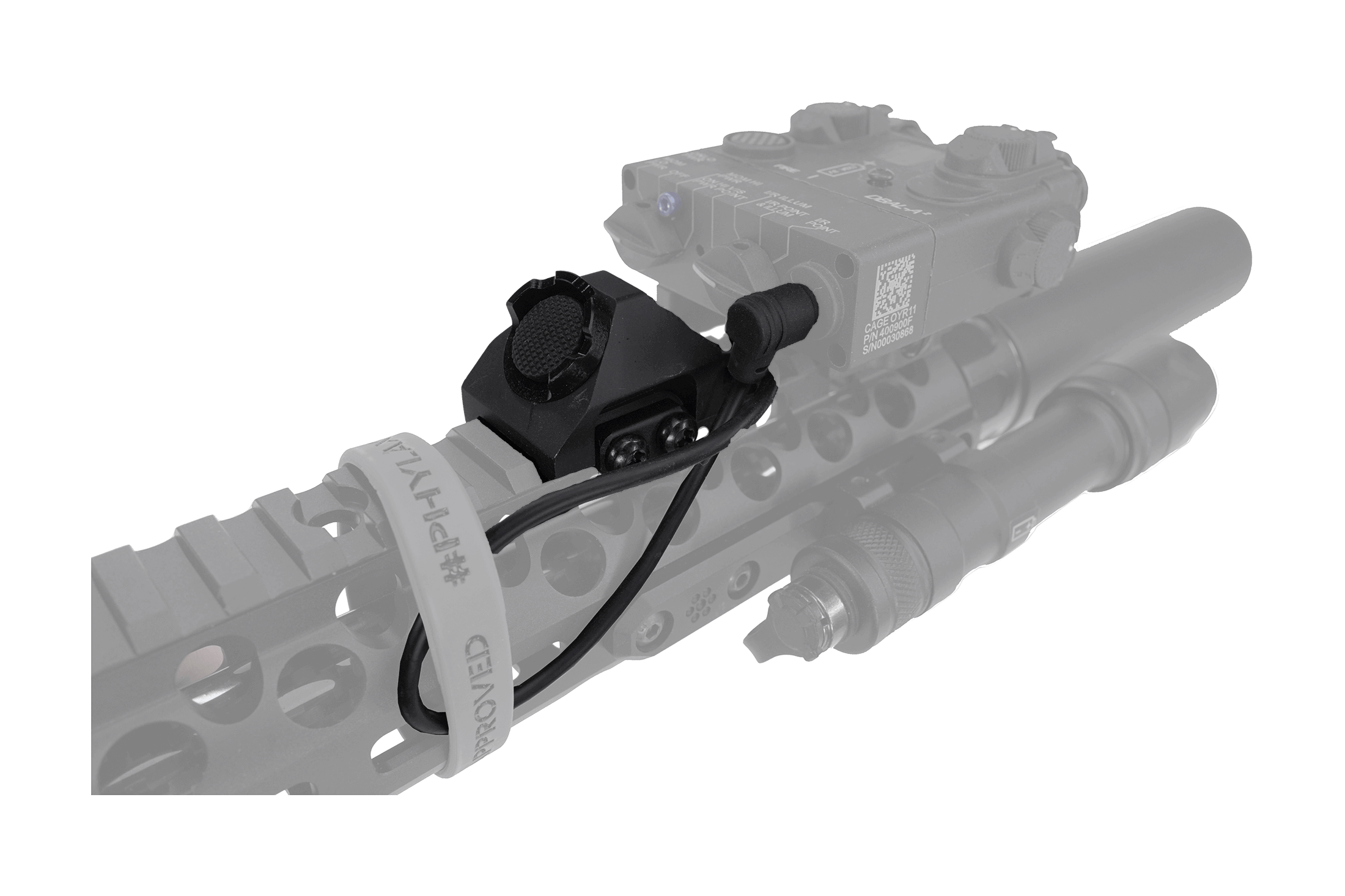 WADSN Hot Button-Picatinny Rail Mount (2.5mm Modlite Plug) schwarz
