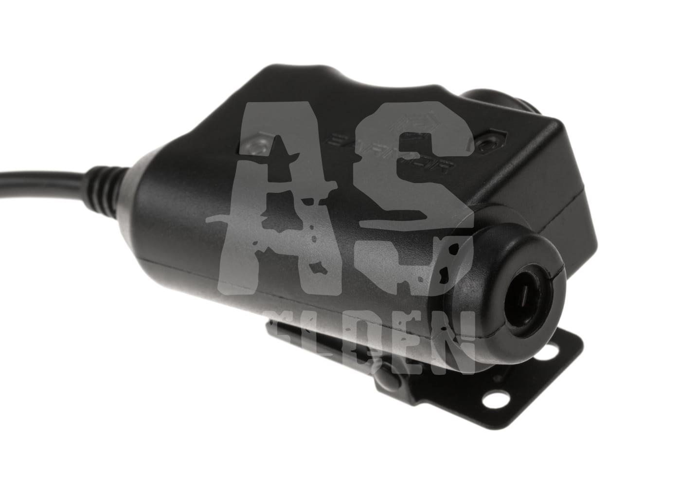 Airsoft-Laser-Taster in Schwarz, Kabelgebunden, für taktische Ausrüstung.