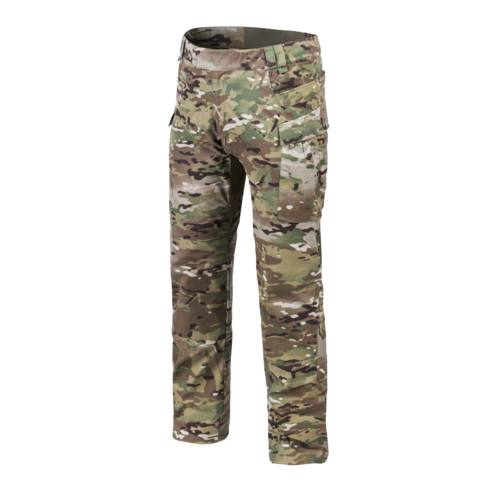 Tarnmuster-Cargohose für Airsoft, robust mit mehreren Taschen.