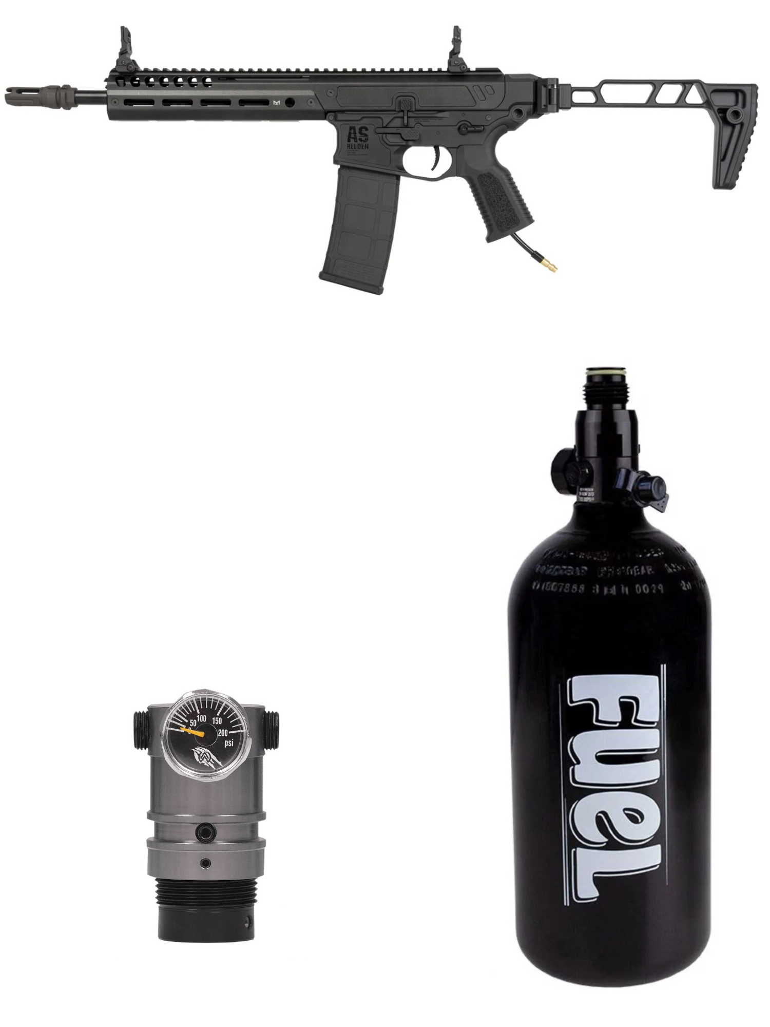 HPA XL Set Airsoft Helden HR556 10" Black S-HPA - ab 18 Jahren