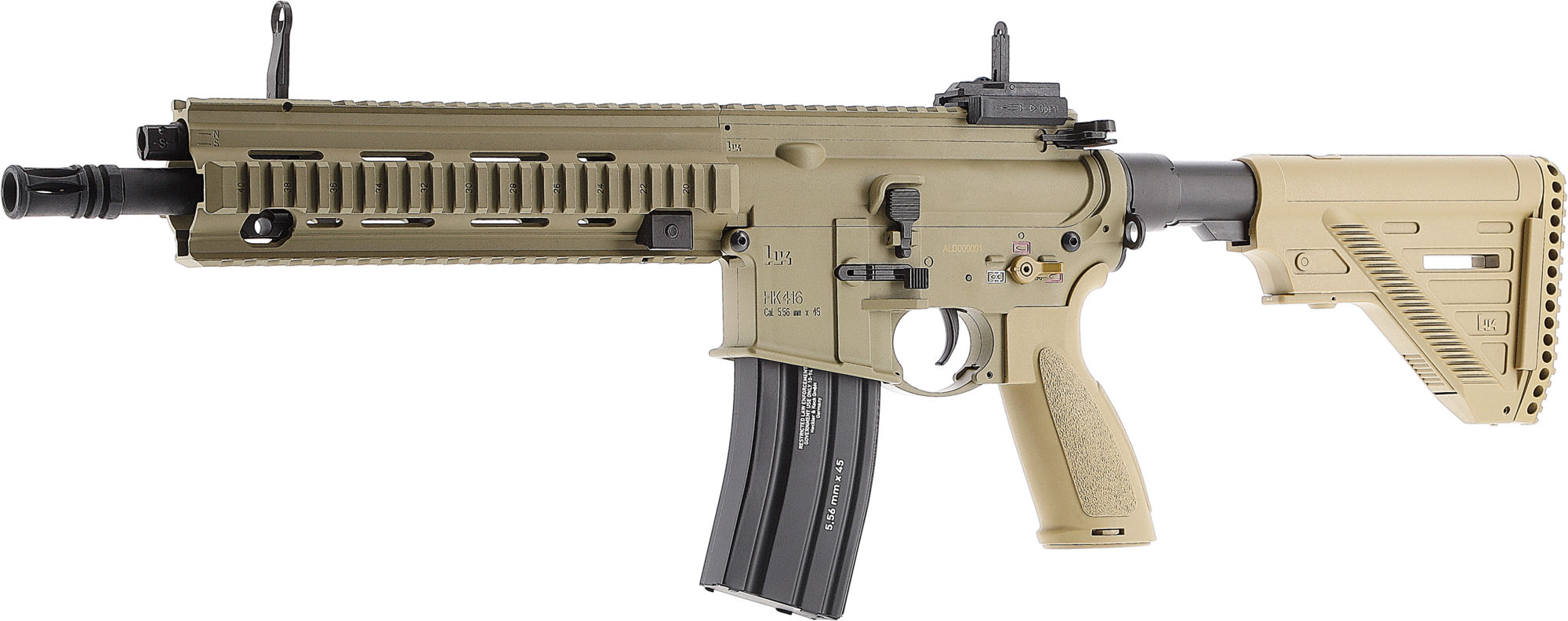 Umarex Heckler und Koch H&K 416 A5 Sportsline mit Tracer Sand - S-AEG - ab 18 Jahren