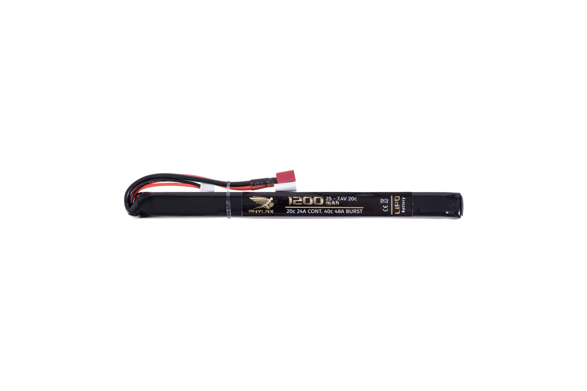 Phylax 7,4V Slim Lipo Akku 1.200mAh 20C T-Stecker