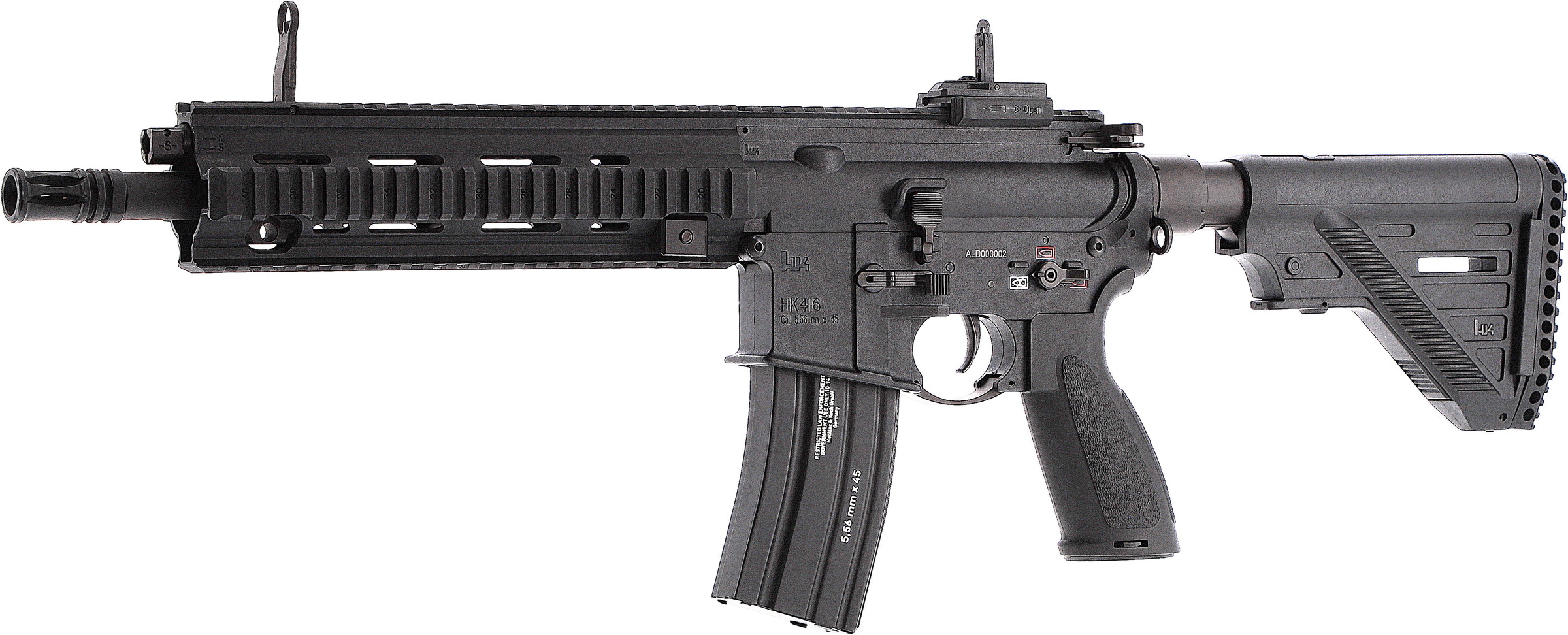 Umarex Heckler und Koch H&K 416 A5 Sportsline mit Tracer Schwarz - S-AEG - ab 18 Jahren