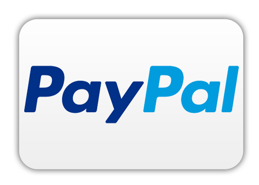 PayPal-Logo mit blauem Schriftzug auf weißem Hintergrund.