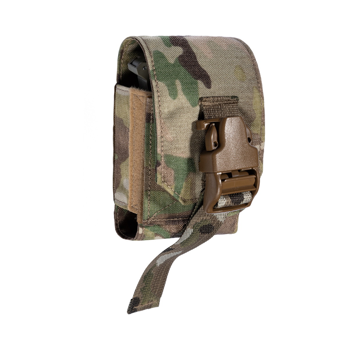 Tarnmuster-Magazintasche mit Schnallenverschluss für Airsoft-Ausrüstung.