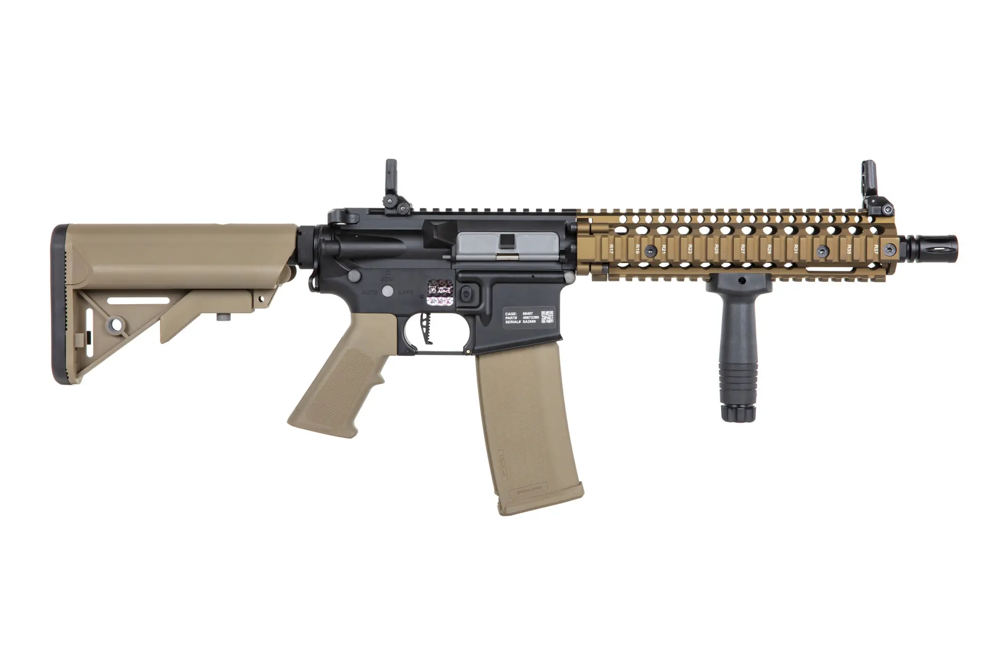 Specna Arms Daniel Defense MK18 SA-P19 Prime mit Gate Aster II Chaos Bronze S-AEG - ab 18 Jahren