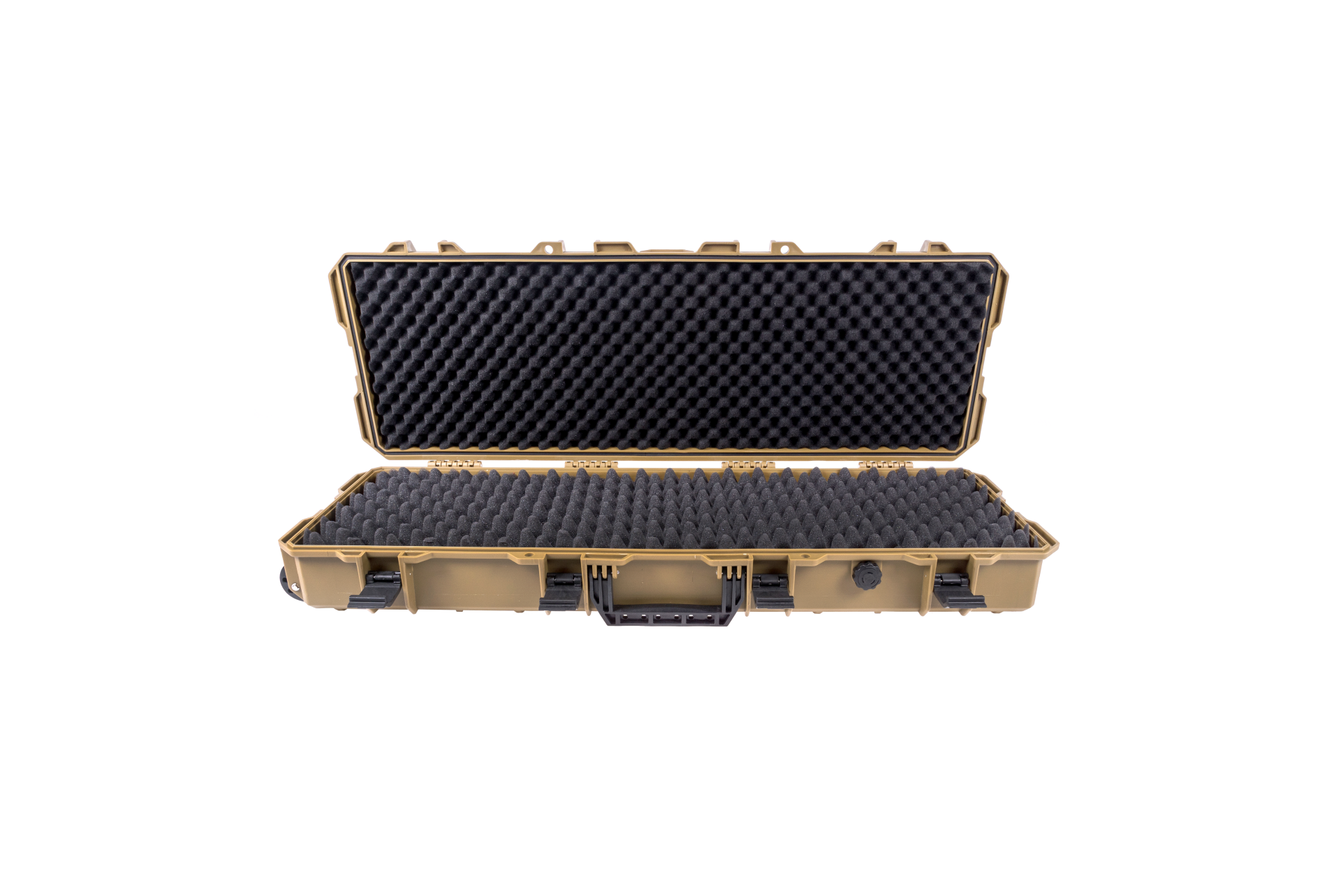 Phylax Waffenkoffer 100cm Wave Foam, RAL8000