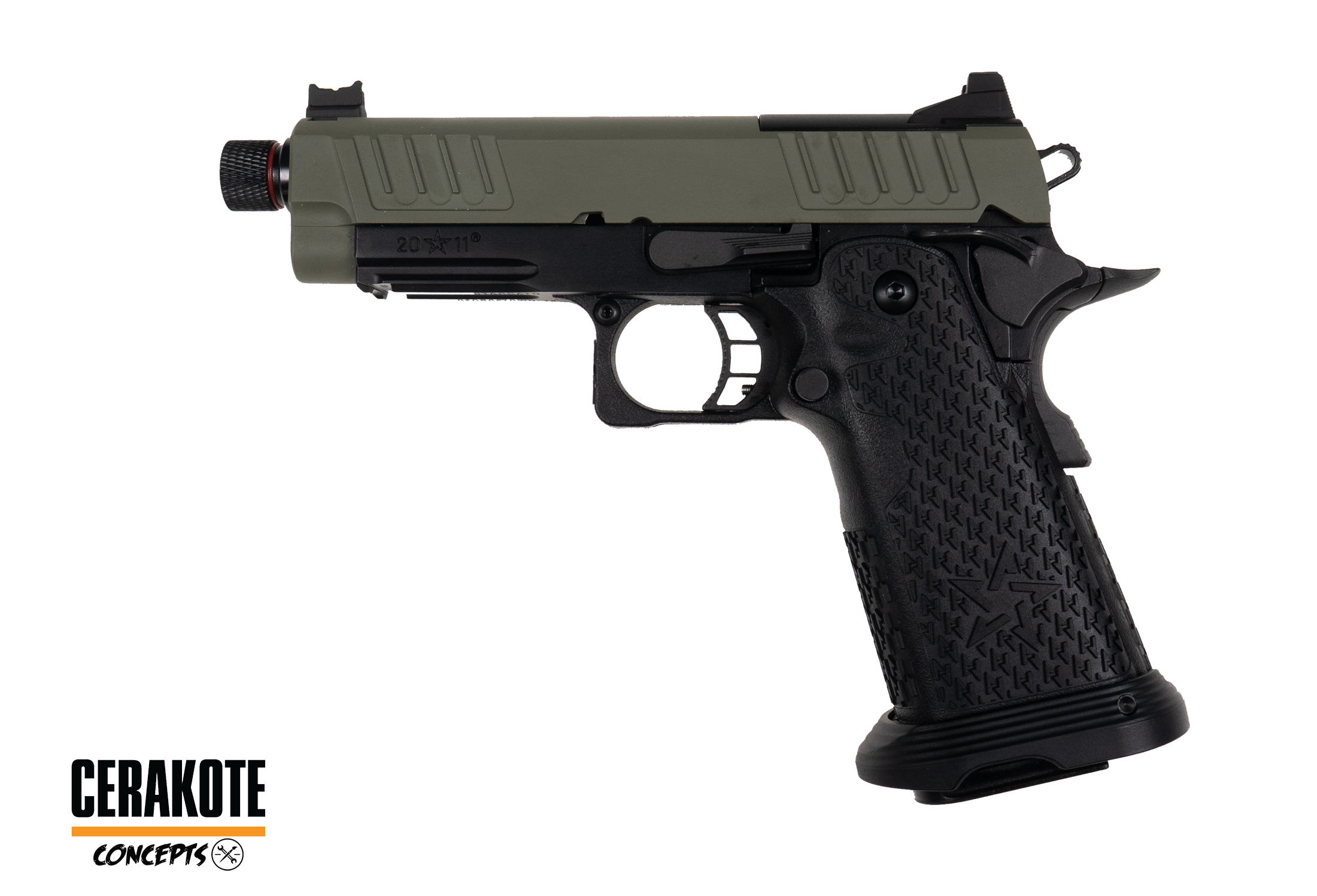 BUNNY HUNTER 2026 LTD. SET - MTW Billet Standard Gen 3 - EMG Staccato C2 mit Silencer Adapter S-GBB x Cerakote