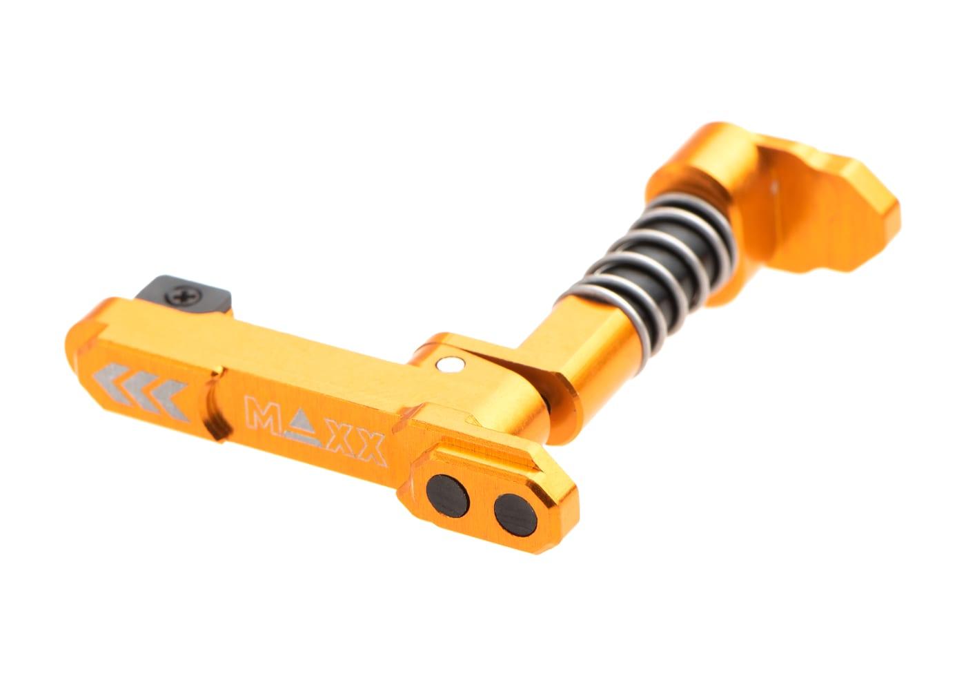 Maxx Model CNC Aluminium Advanced Magazine Release Style B - dark earth