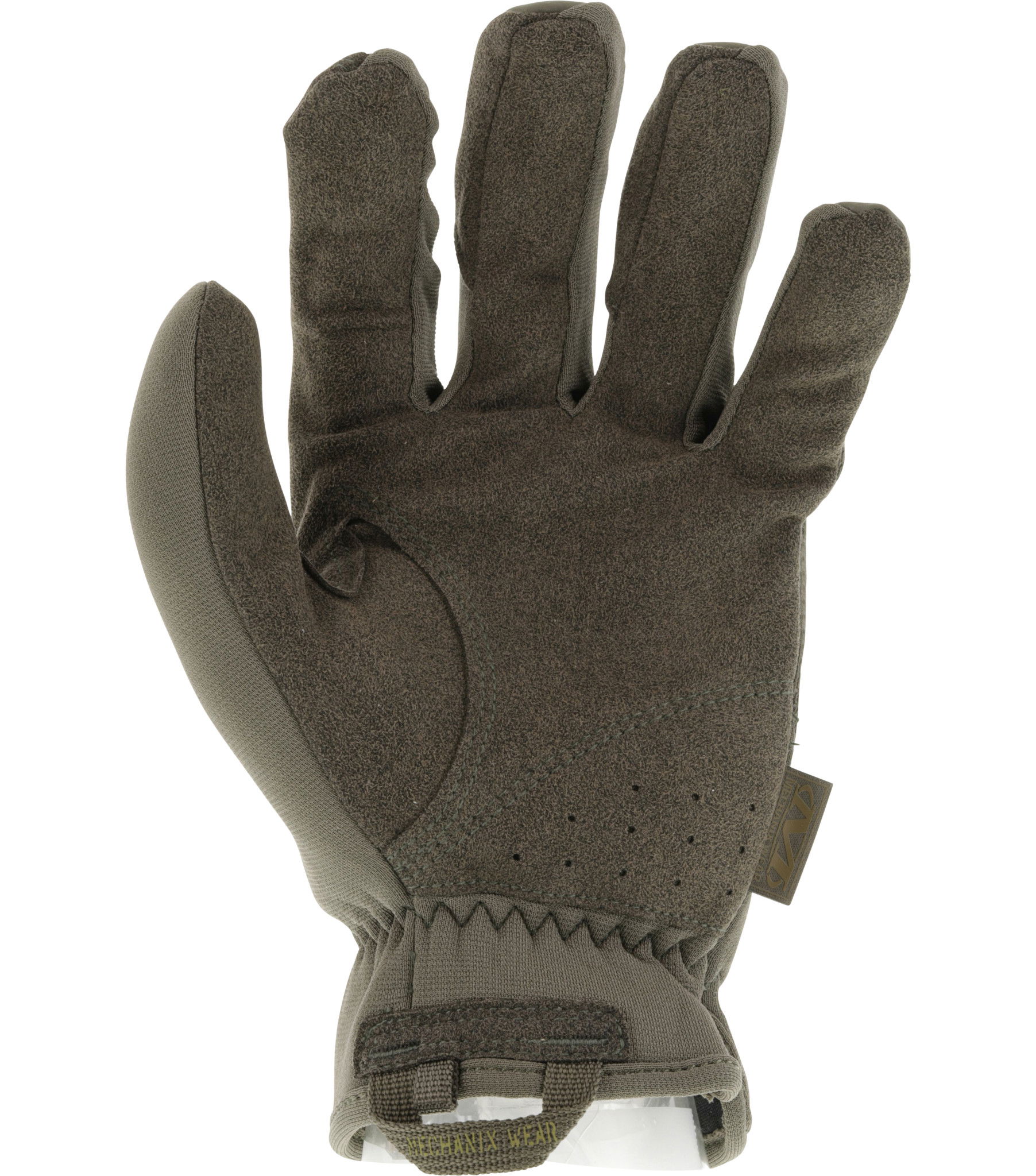 Mechanix Handschuhe Fastfit Gen.2  Grüner Airsoft-Handschuh mit Klettverschluss, geeignet für taktische Einsätze.