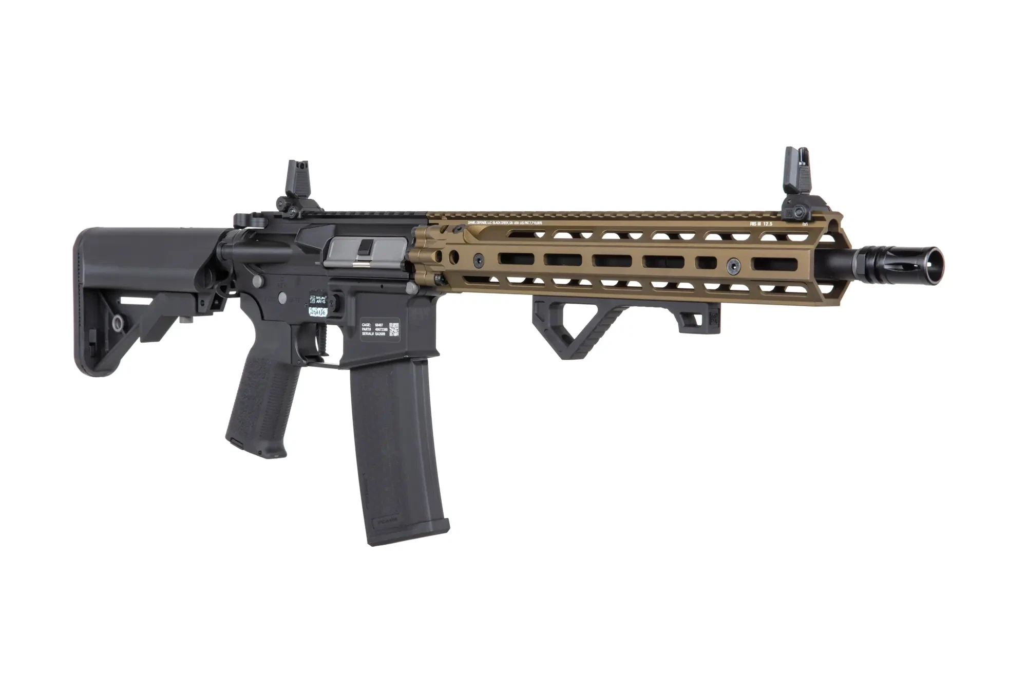 Specna Arms Daniel Defense RIS III 12,5" SA-P28 Prime mit Gate Aster II Chaos Bronze S-AEG - ab 18 Jahren