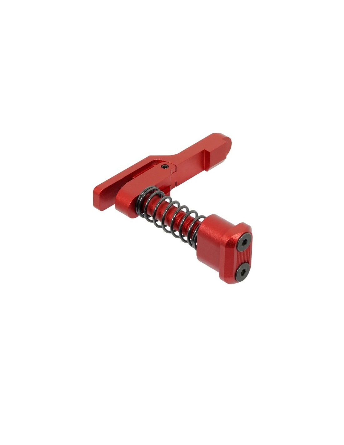 Maxx Model CNC advanced Magazine Release Style C for MTW M4 - Red