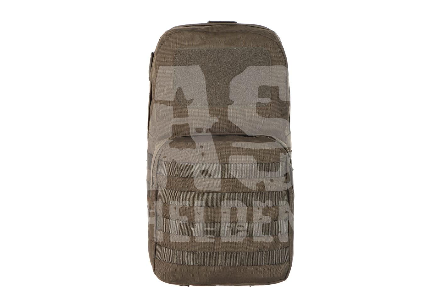 Cargo Pack Tarnfarbener Rucksack mit MOLLE-System und großem Airsoft-Helden-Logo auf der Vorderseite.