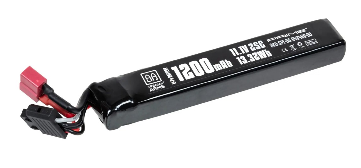 Specna Arms x Gens Ace 1200mAh 25C 11.1V LiPo with T-Plug