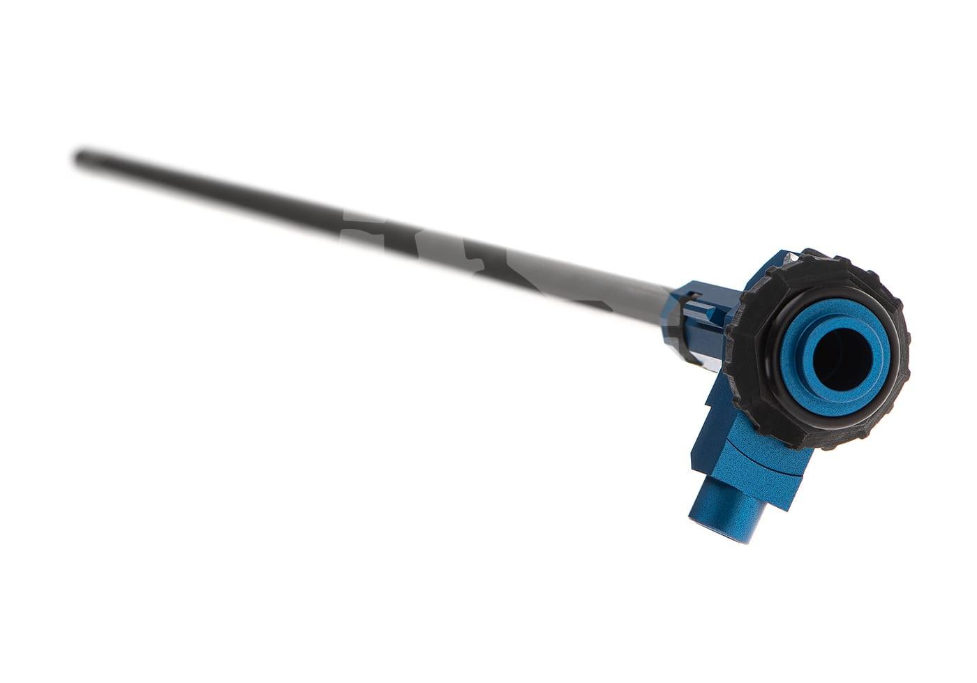 Airsoft Innenlauf mit blauem Hop-Up-Kammer-System, Metallausführung.