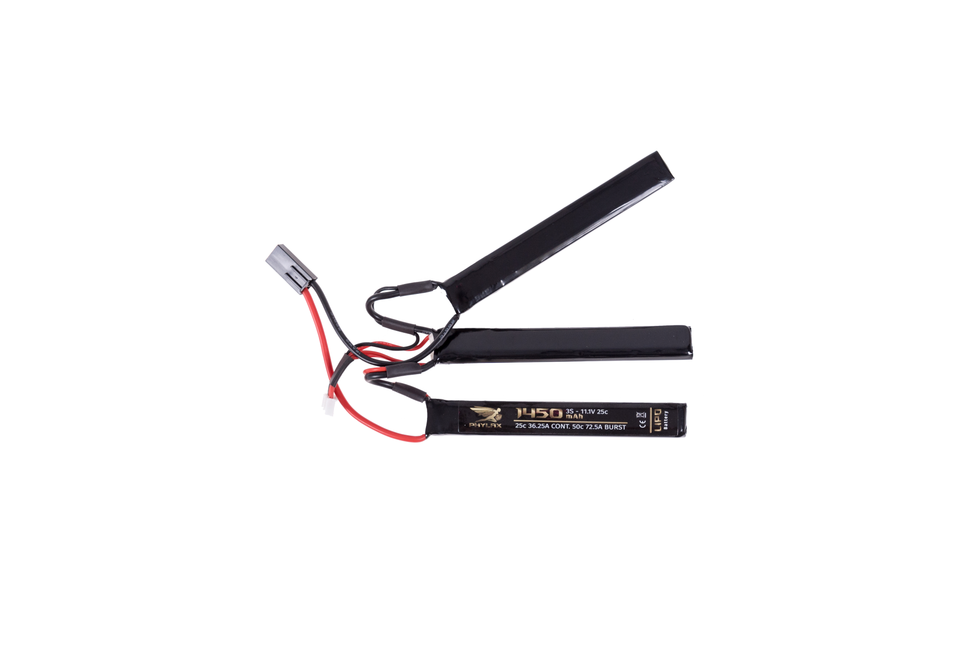 Phylax 11,1V Triple Lipo Akku 1.450mAh 25C Mini Tamiya