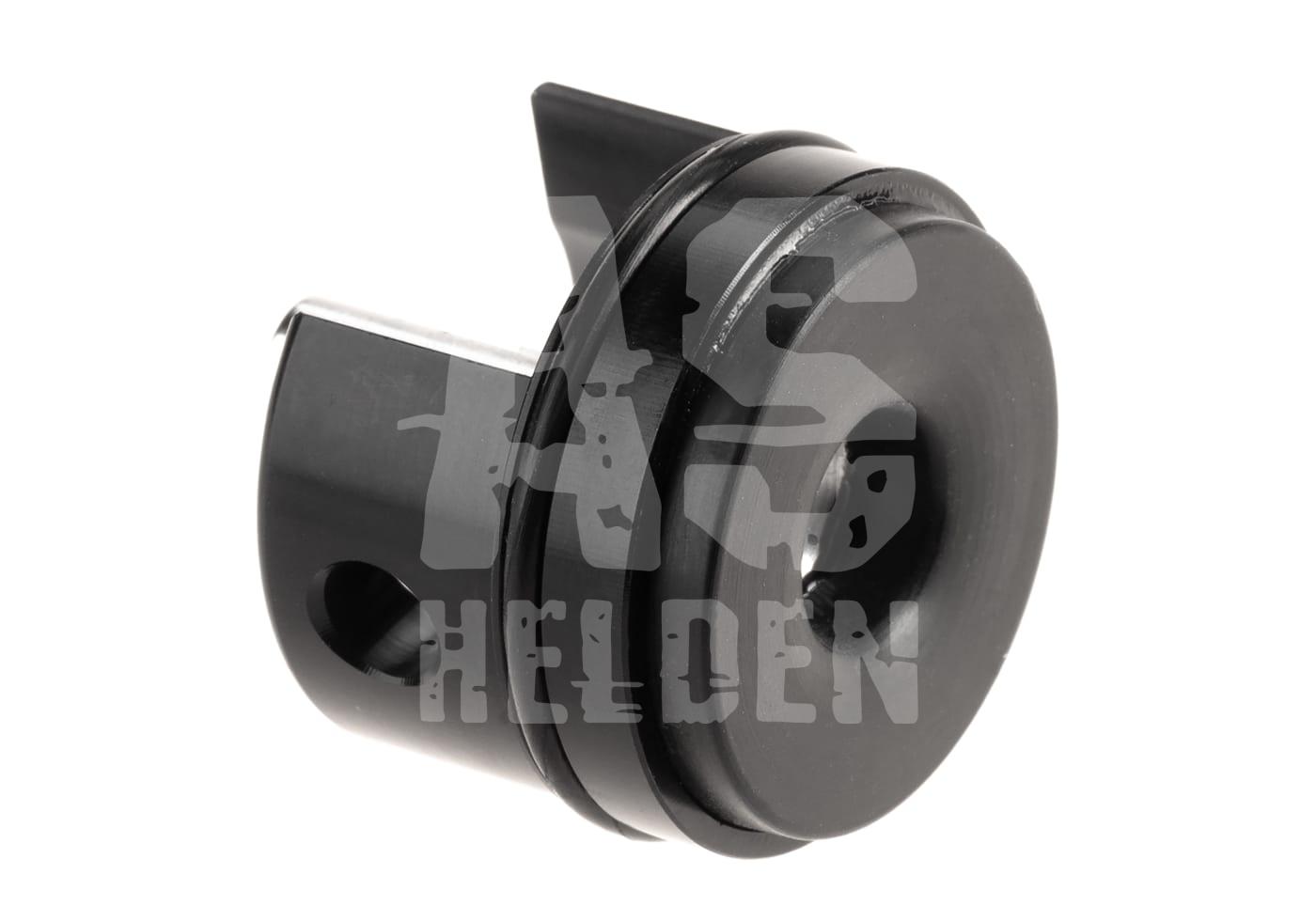 Zylinderkopf aus Metall für Airsoft-AEGs, schwarz, mit zwei Dichtungsringen.
