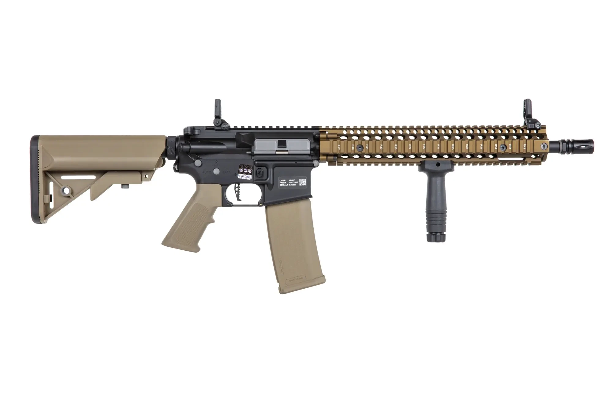 Specna Arms Daniel Defense MK18 "Block II" SA-P26 Prime mit Gate Aster II Chaos Bronze S-AEG - ab 18 Jahren