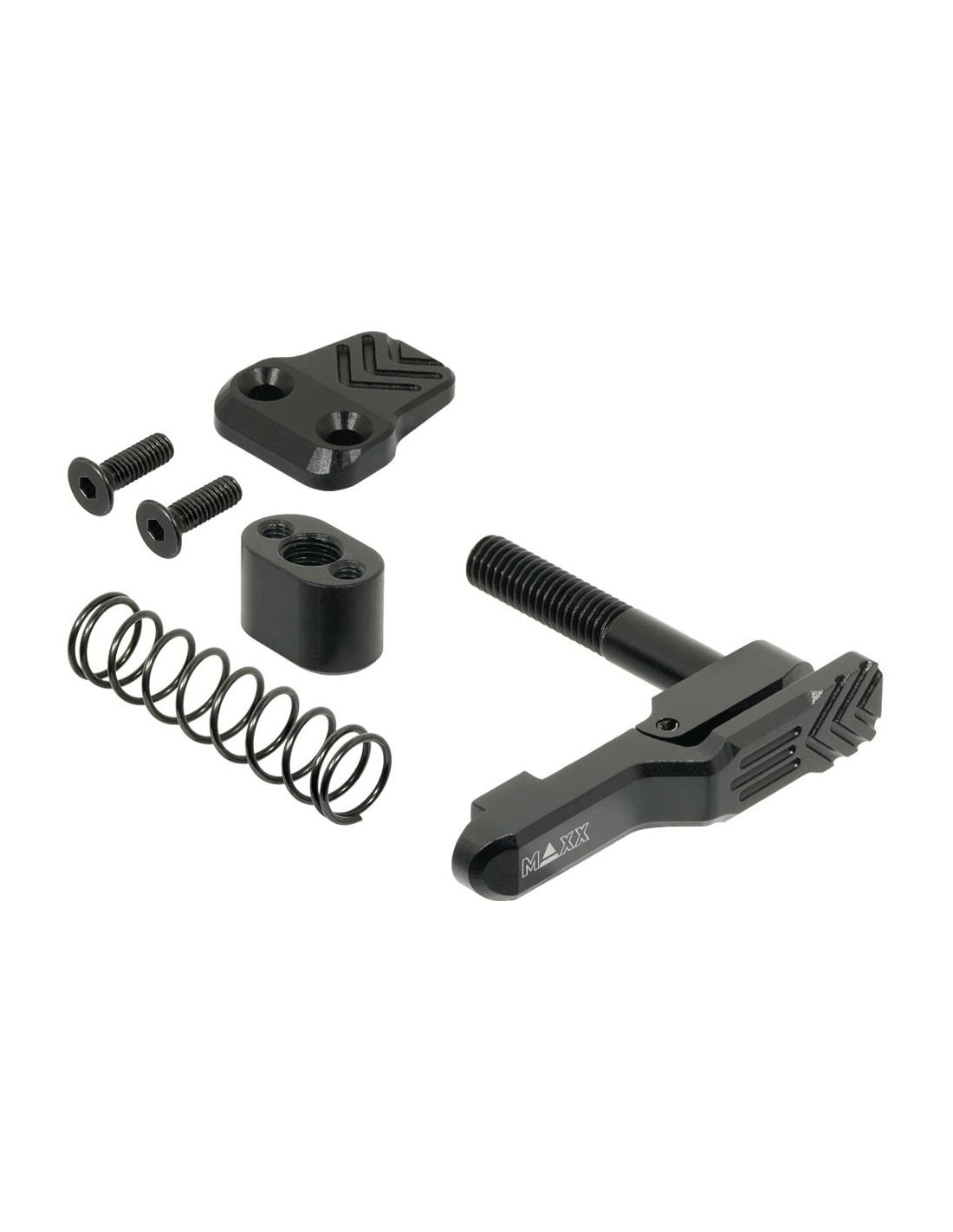 Maxx Model CNC advanced Magazine Release Style A for MTW M4 - Black