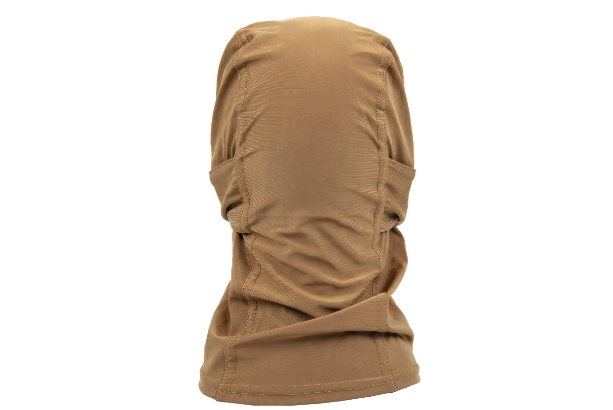 Airsoft-Tuch, beige, multifunktional, nahtlos, für Gesichtsschutz und Tarnung.