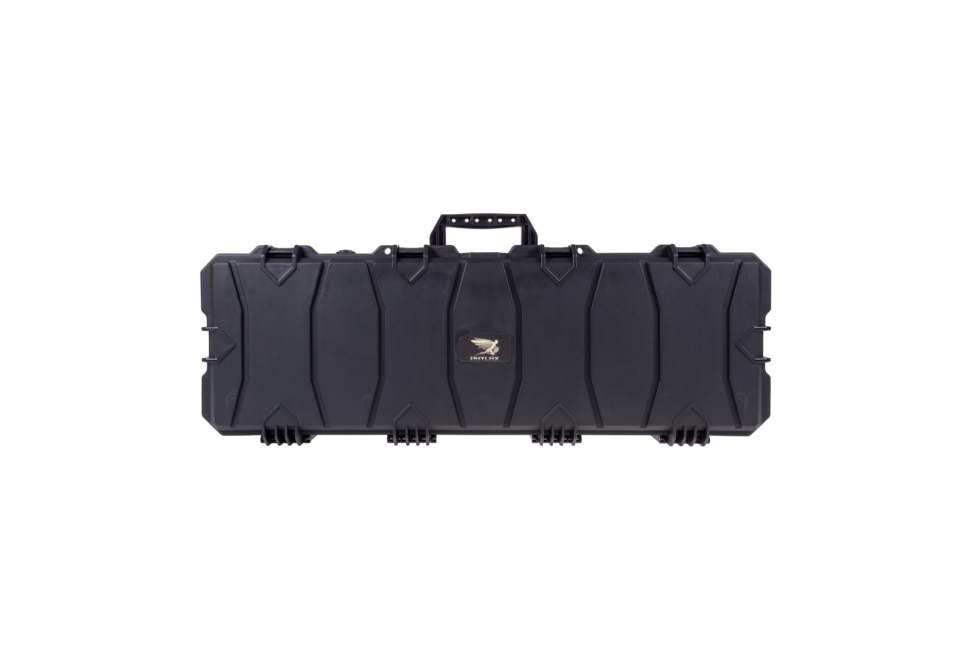 Phylax Waffenkoffer 100cm Wave Foam - Schwarz