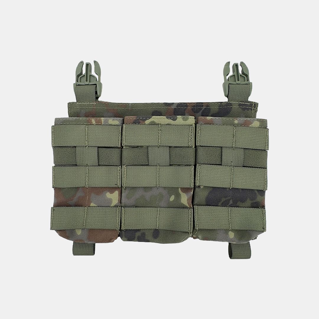 Zip Tac PPC M4 Triple Mag Front Flap flecktarn
