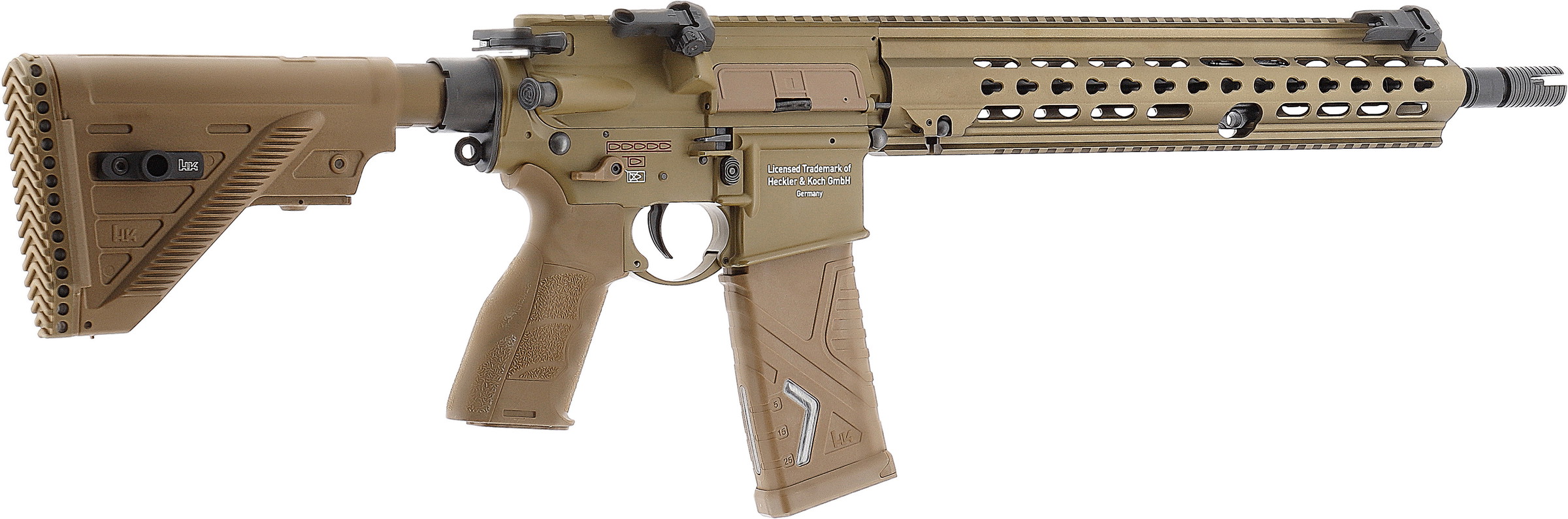 Umarex Heckler & Koch G95K S-AEG + Gratis Phylax Waffenkoffer 100cm Wave Foam, RAL8000  - ab 18 Jahren