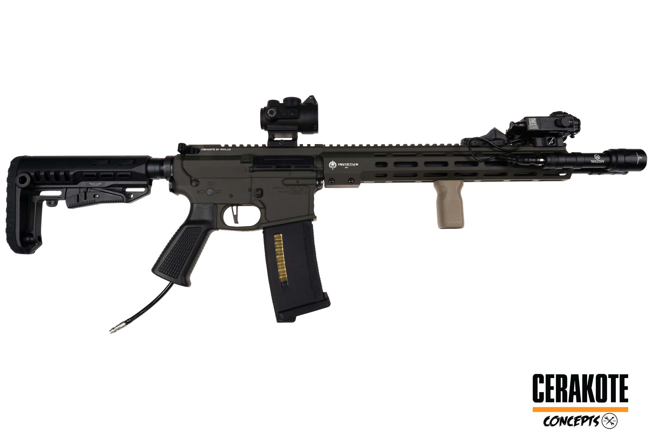 One of One Wolverine Airsoft MTW Tactical, 14" Cerakote Milspec Green  - ab 18 Jahren