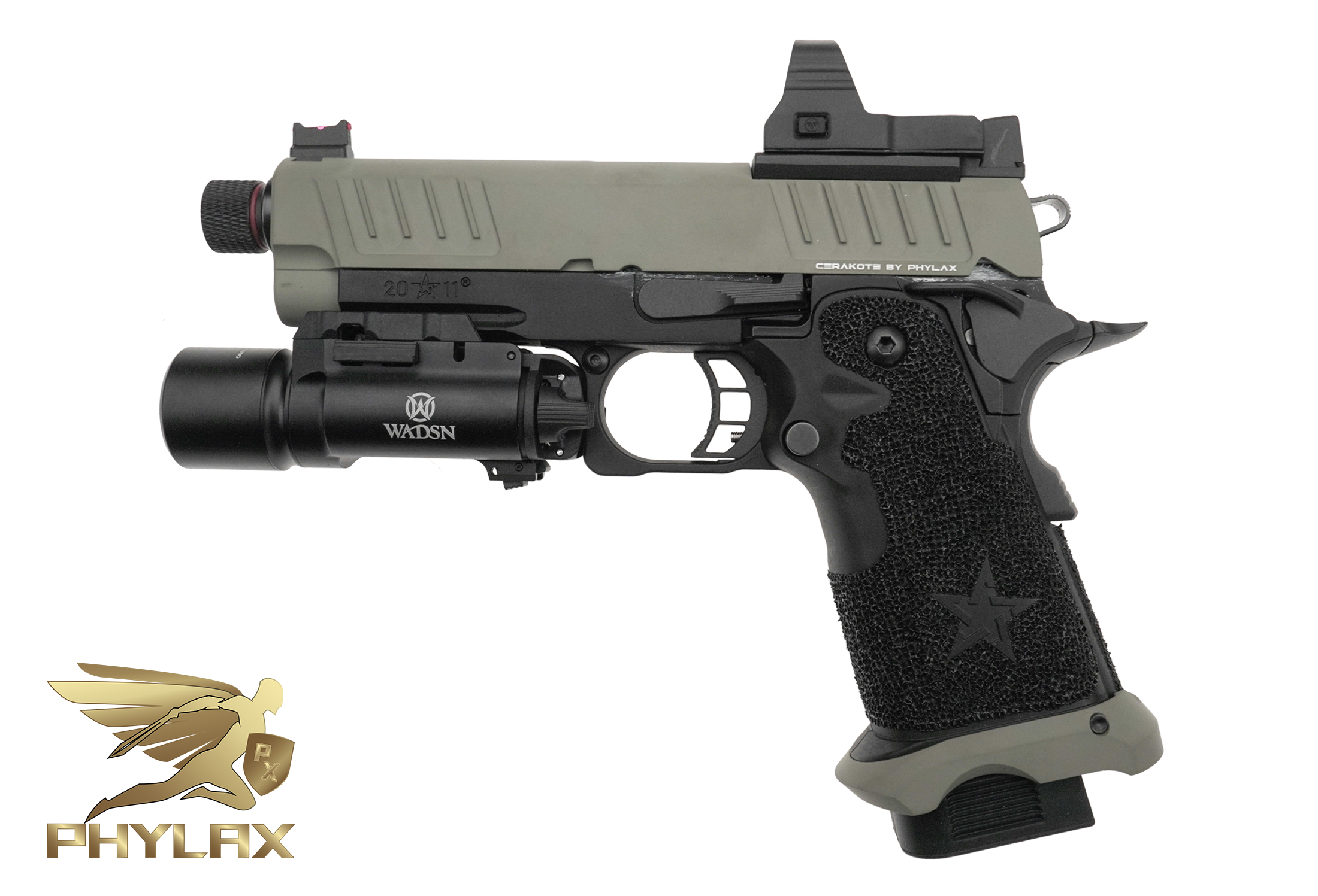 EMG Staccato 2011 C2 Upgrade S-GBB Cerakote Hazel Green - ab 18 Jahren