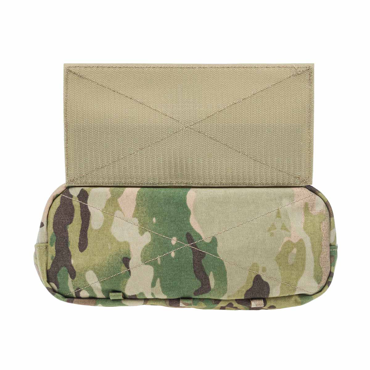 Taktische Multicam-Tasche mit Klettverschluss. Ideal für Airsoft-Equipment.