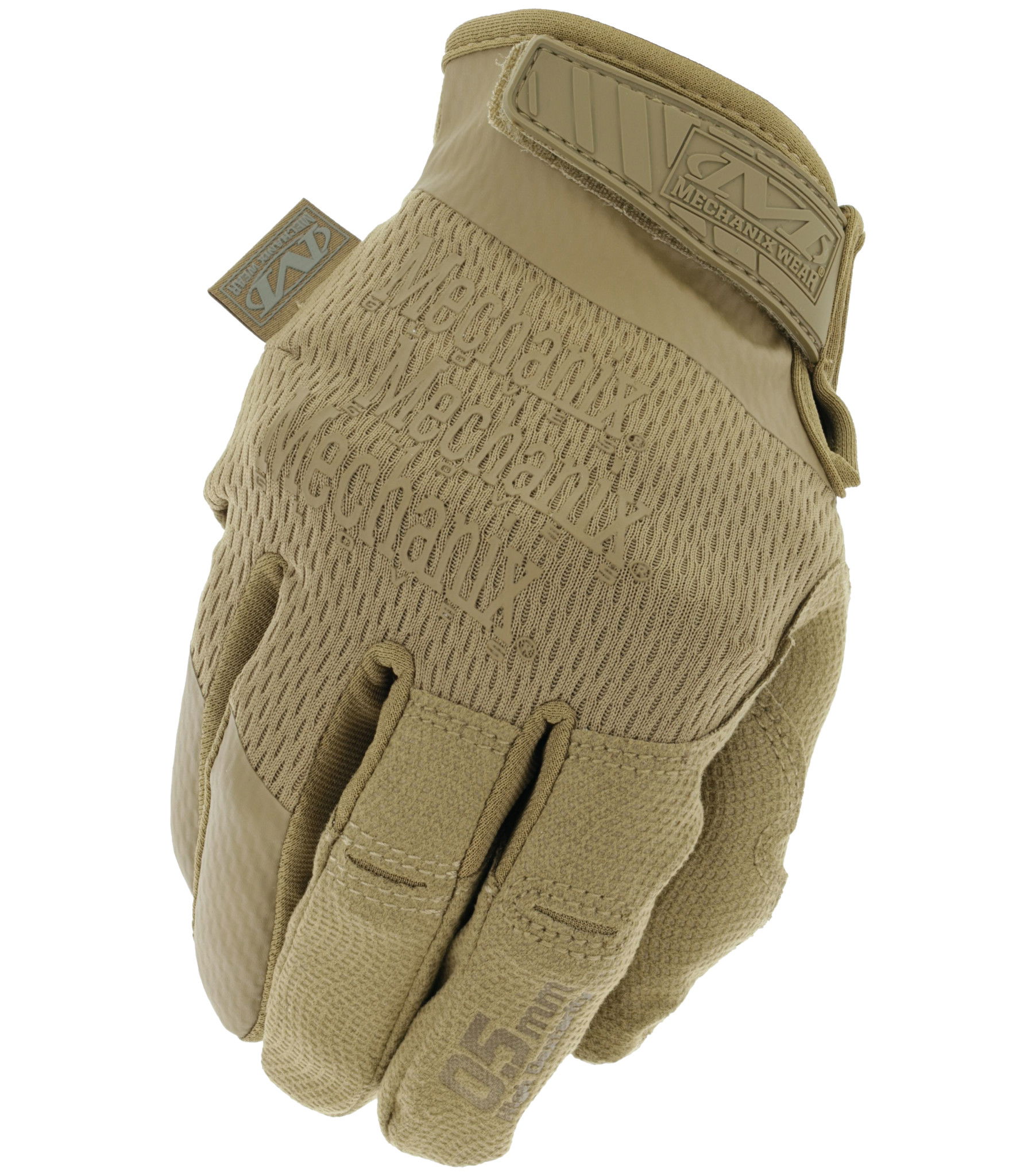 Mechanix Wear Handschuh in Braun, taktisch, ideal für Airsoft-Einsätze. Robustes Design für optimalen Schutz und Komfort.