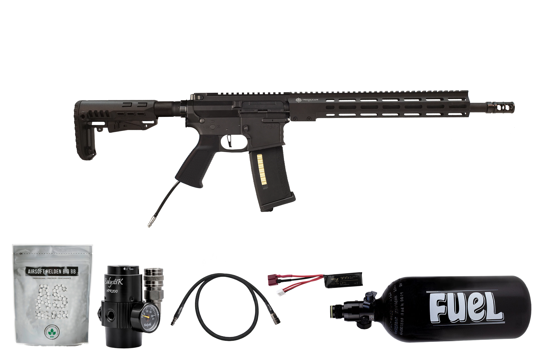 Big Set M Wolverine Airsoft MTW Billet Tactical XB 14" S-HPA - ab 18 Jahren