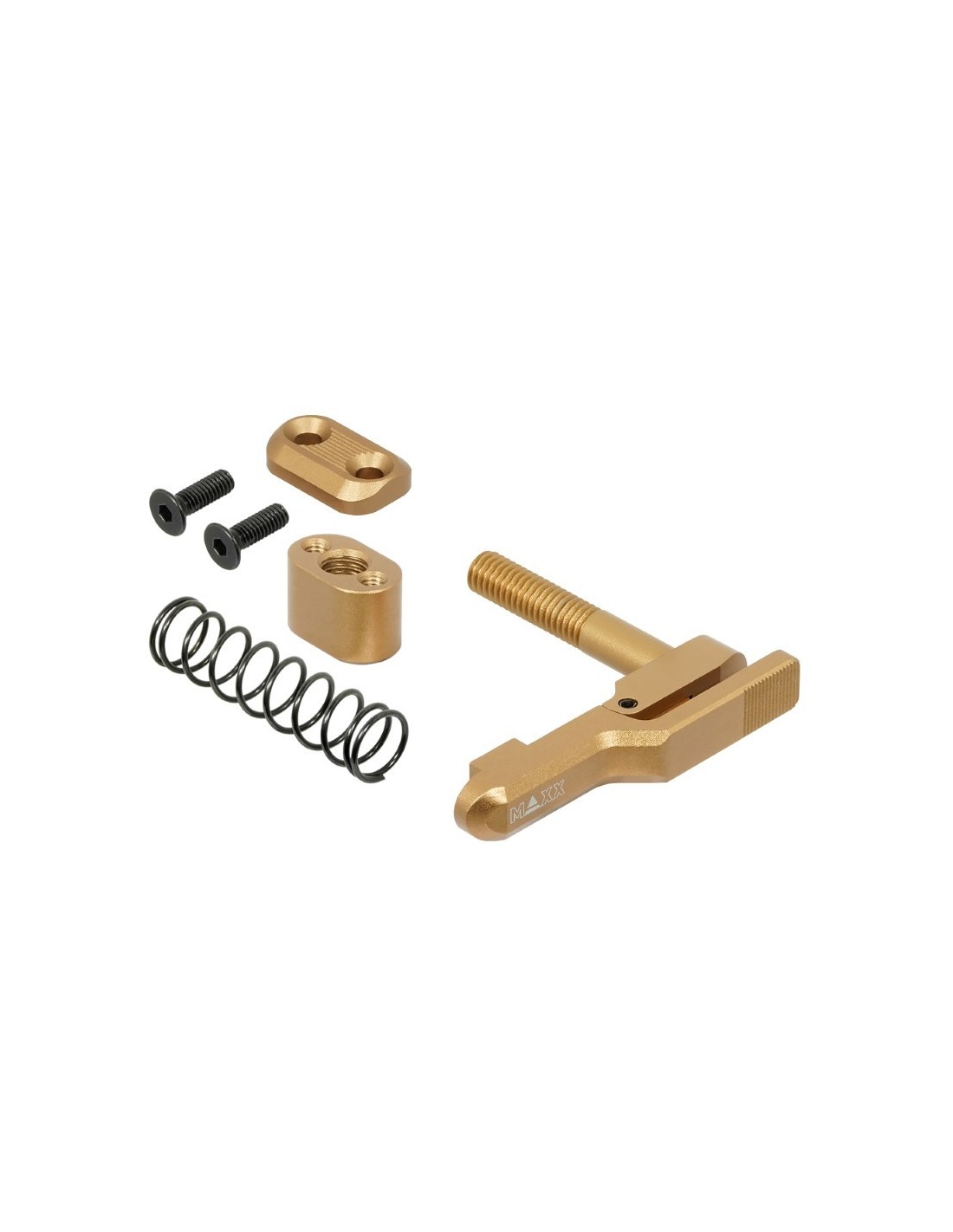Maxx Model CNC Advanced Magazine Release Style C für MTW M4 - dark earth