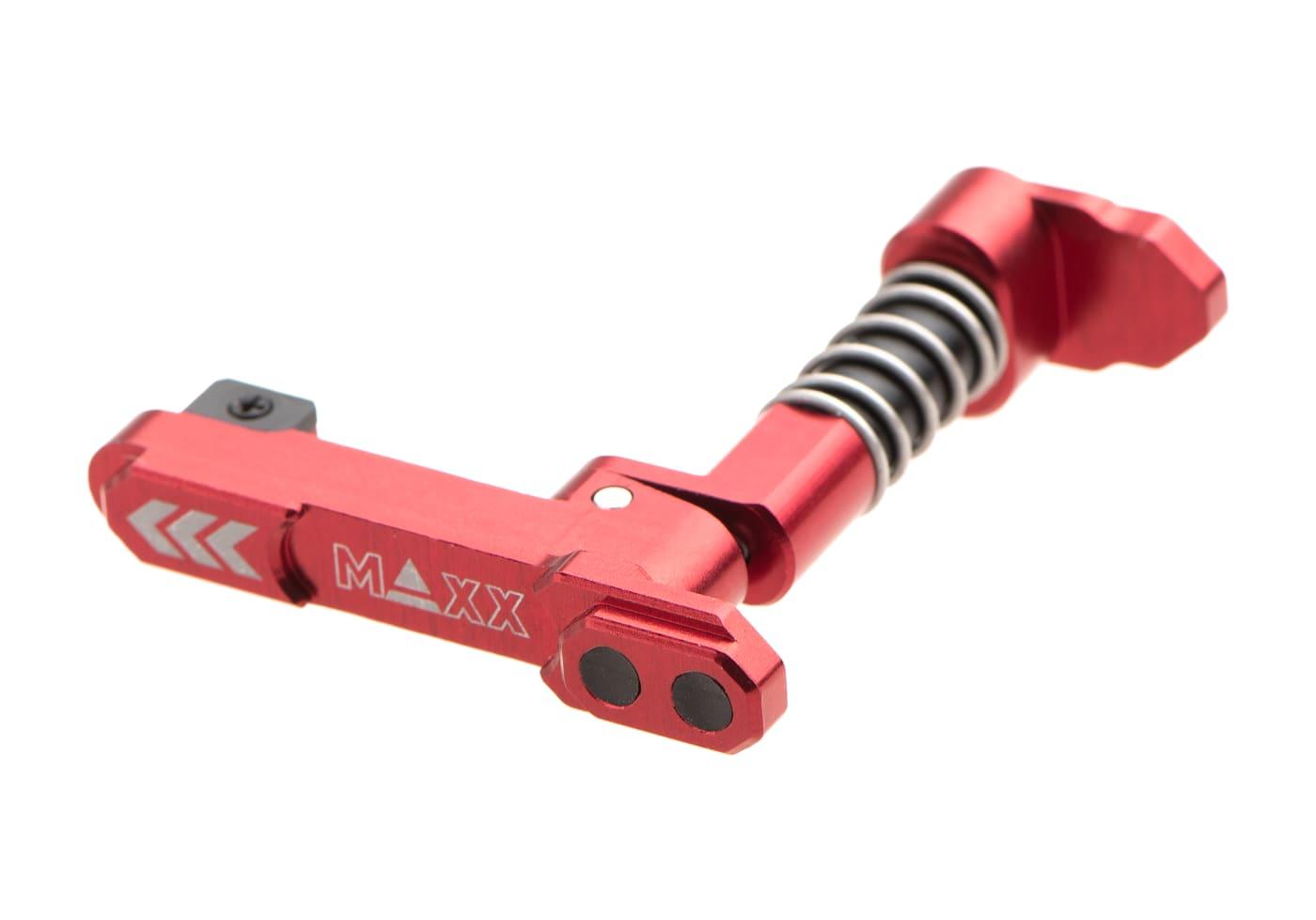 Maxx Model CNC Aluminium Advanced Magazine Release Style B - rot