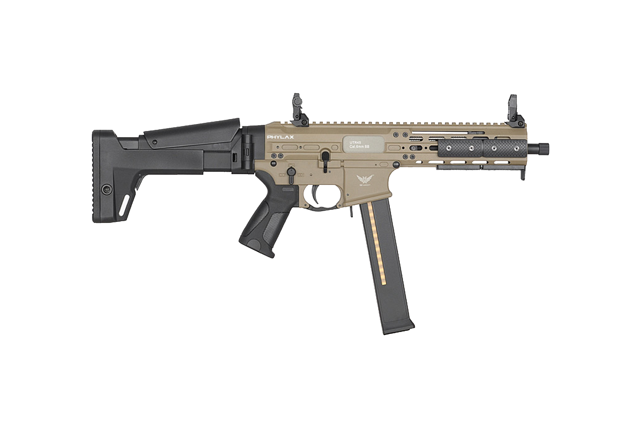 Phylax Rookie UTR45G mit Gate Titan II Bluetooth TAN S-AEG - ab 18 Jahren