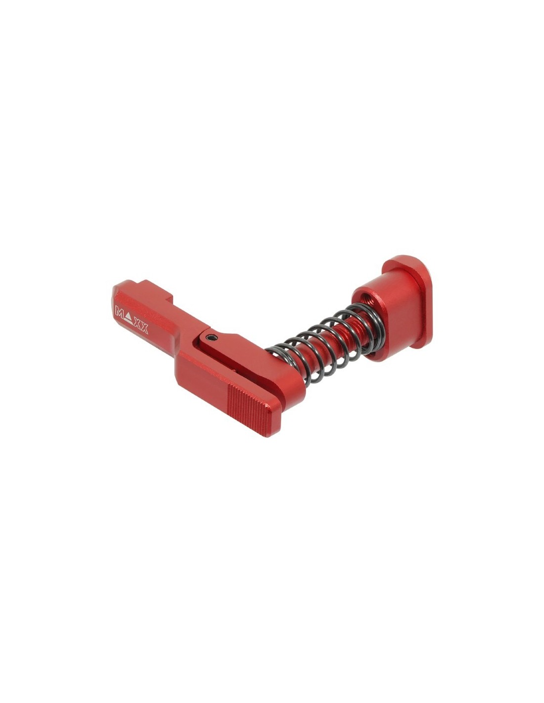 Maxx Model CNC advanced Magazine Release Style C for MTW M4 - Red